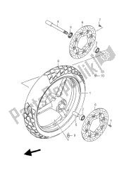 roda dianteira (dl650-ue)