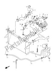 mangueira do radiador (sfv650u)