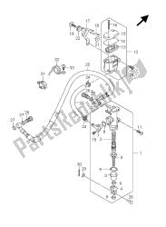 maître-cylindre arrière (gsr750ue e21)