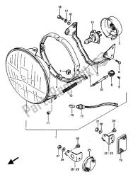 farol (gsx1100es-ef-gs1150ef)