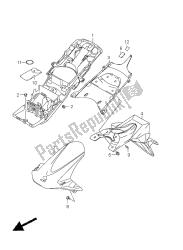 REAR FENDER (GSX-R600UF E21)