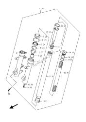 amortisseur de fourche avant (an400a e02)