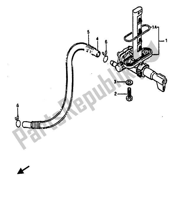 Tutte le parti per il Rubinetto Del Carburante del Suzuki GSX R 1100 1987