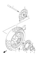 roue avant (an400a-za)