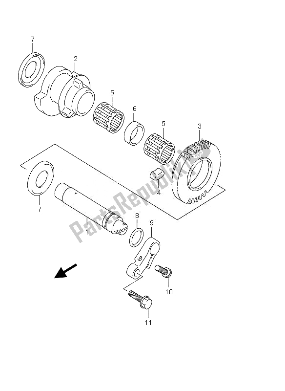 Todas las partes para Equilibrador De Manivela de Suzuki GSX 1300 RZ Hayabusa 2007