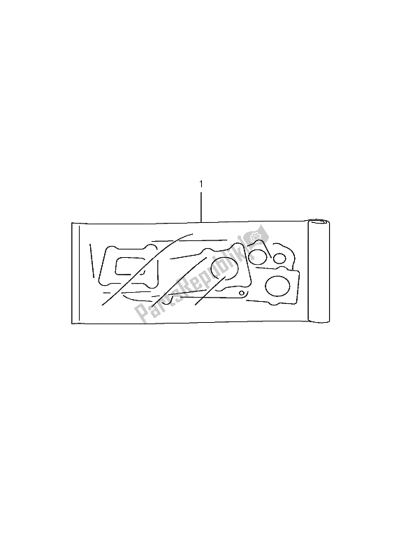 All parts for the Gasket Set of the Suzuki VL 1500 Intruder LC 2006