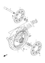 roda dianteira (gsr750z)