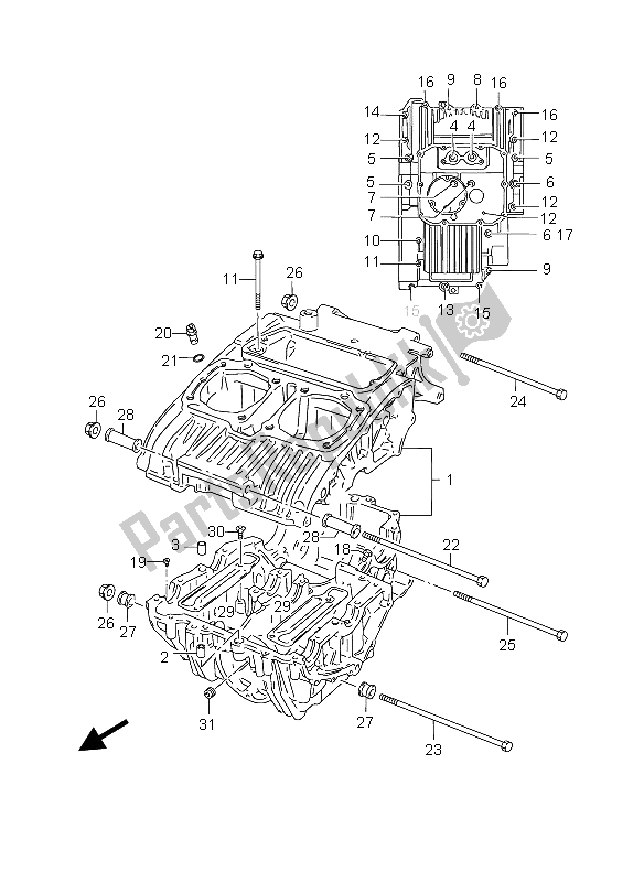 Wszystkie części do Korbowód Suzuki GS 500 EF 2004