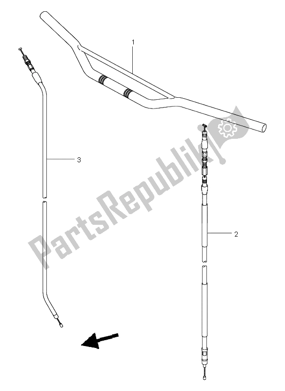 Wszystkie części do Kierownica Suzuki RM 250 2002