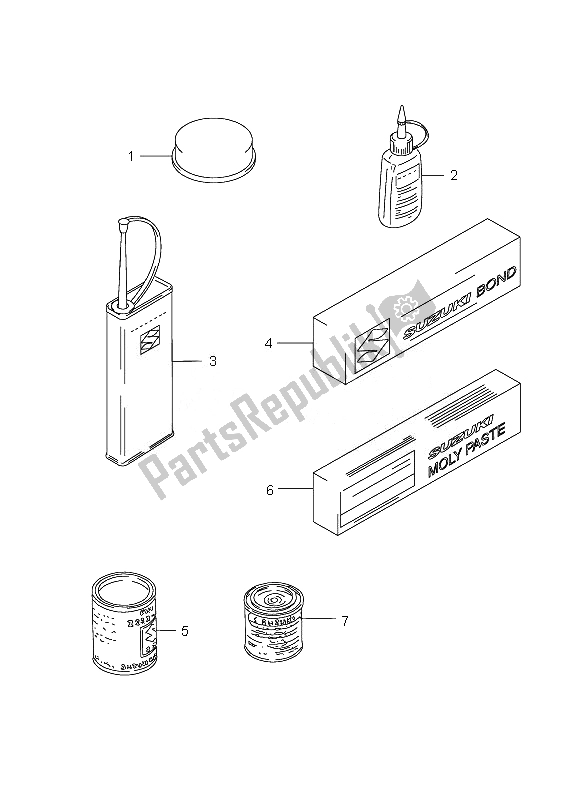 All parts for the Optional of the Suzuki GZ 250 Marauder 2007