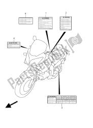 label (dl650aue e19)