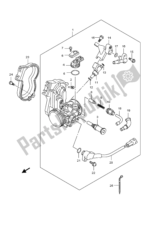 Todas las partes para Cuerpo Del Acelerador de Suzuki RM Z 450 2011