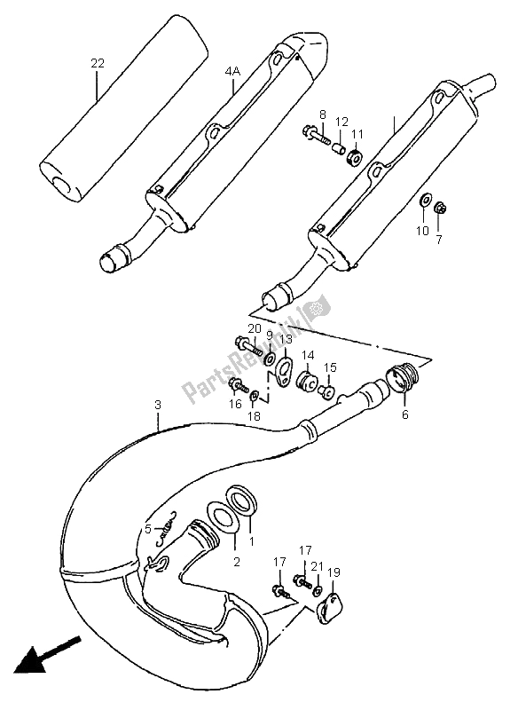 Wszystkie części do T? Umik Suzuki RM 250 2000