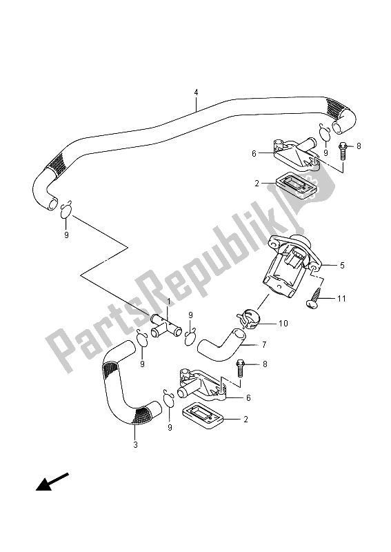 Toutes les pièces pour le 2e Air du Suzuki VL 1500T Intruder 2015