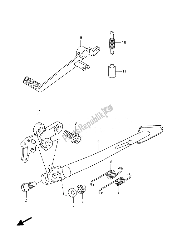 Toutes les pièces pour le Supporter du Suzuki GSX R 600 2014