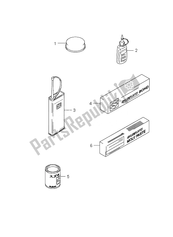 Tutte le parti per il Opzionale del Suzuki GS 500 EF 2007