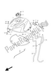 tanque de combustible (gsx-r600uf e21)