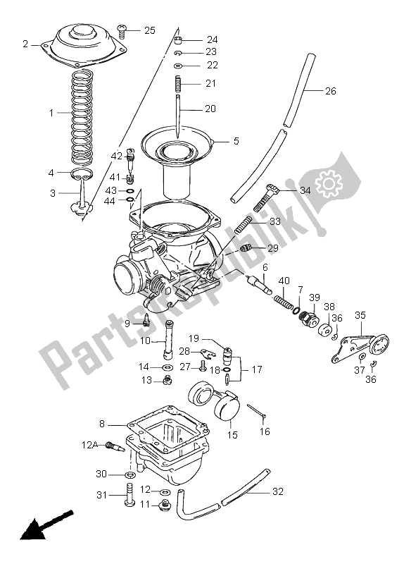 Wszystkie części do Ga? Nik Suzuki GN 250E 1998