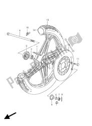 FRONT WHEEL (GN125E)