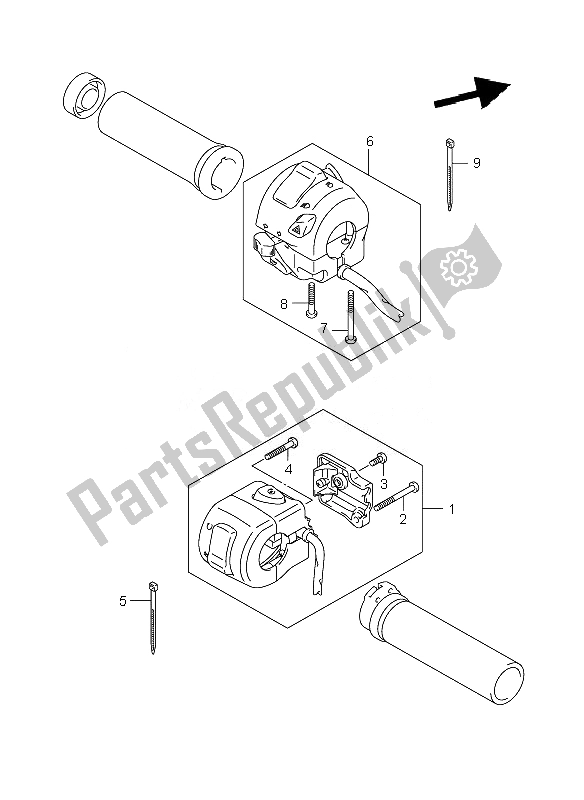 Todas as partes de Manivela (vzr1800-uf) do Suzuki VZR 1800 Rnzr M Intruder 2010