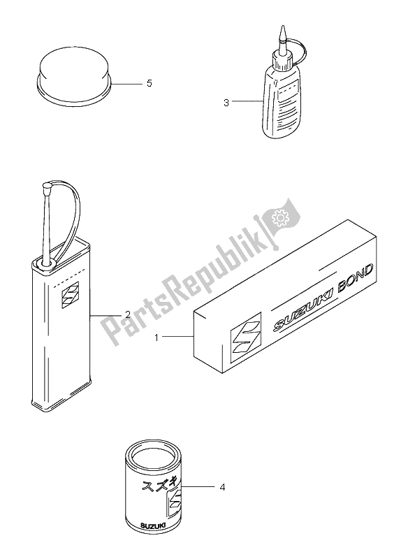 All parts for the Optional of the Suzuki RM 250 2003