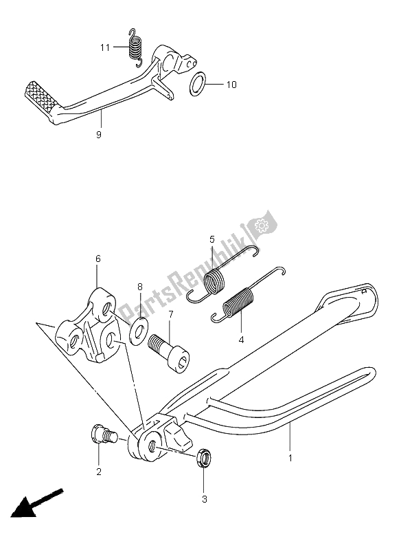 Toutes les pièces pour le Supporter du Suzuki SV 1000 NS 2005