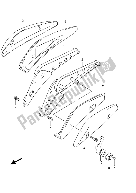Todas las partes para Empuñadura Del Bastidor (vzr1800uf E19) de Suzuki VZR 1800 BZ M Intruder 2015