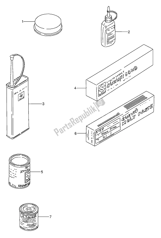 Tutte le parti per il Opzionale del Suzuki GS 500 EU 1990