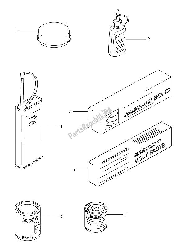 All parts for the Optional of the Suzuki DR Z 400E 2000