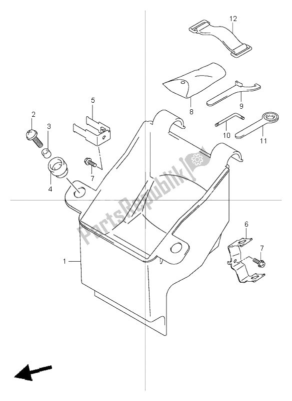 Tutte le parti per il Scatola Manuale del Suzuki GSF 600 NS Bandit 2003