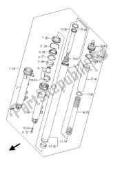 ammortizzatore forcella anteriore (gsx650fu e21)