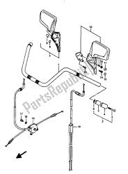 guidon et câble de commande (gv1400gc)