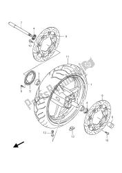 roda dianteira (gsf650a)