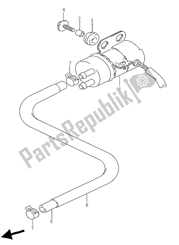 Alle onderdelen voor de Benzine Pomp van de Suzuki RF 900R 1995