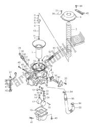 carburateur (achter)