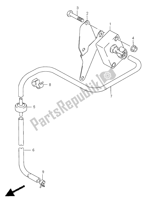 Todas as partes de Sensor De Impulso do Suzuki VS 1400 Intruder 1999