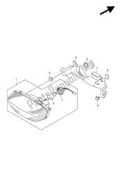 luz de combinação traseira (lt-f250 e24)