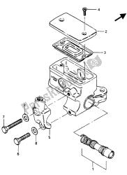 maître-cylindre avant (gsx750e)