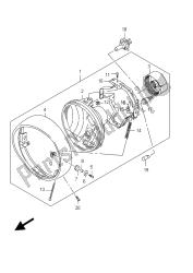 ensemble lampe frontale (vl800ue e19)