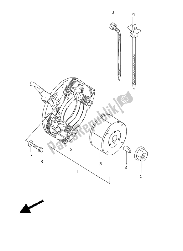 Wszystkie części do Magneto Suzuki RM 85 2002