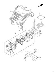 luz de combinación trasera (vzr1800 e19)