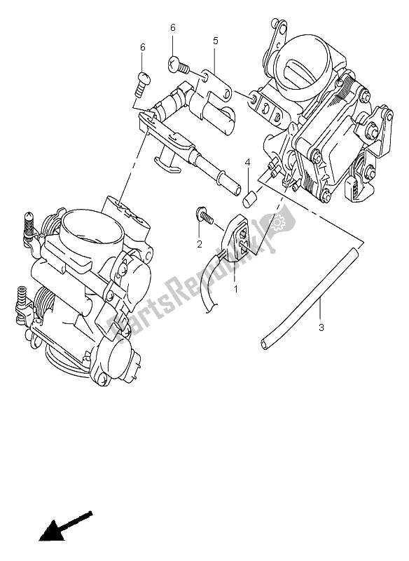 Tutte le parti per il Tubo Di Mandata Del Carburante del Suzuki DL 1000 V Strom 2003