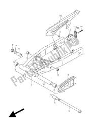 bras oscillant arrière (gsf650a-ua-sa-sua)