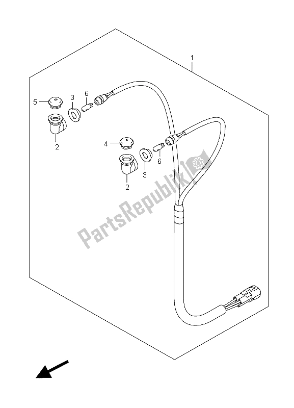 All parts for the Pilot Lamp of the Suzuki LT F 250 Ozark 2009