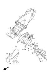 garde-boue arrière (gsx-r1000 e14)