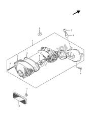 luz de combinación trasera