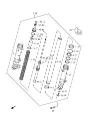 ammortizzatore forcella anteriore