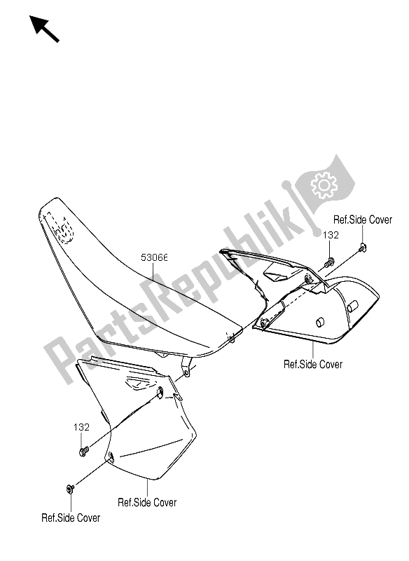 Wszystkie części do Siedzenie Suzuki RM Z 250 2004