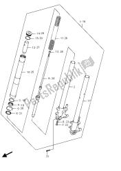 ammortizzatore forcella anteriore (vzr1800 e19)