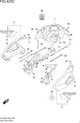 Fig.423c Fuel Tank Cover (dl1000xal8 E24)